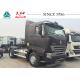 HOWO A7 4X2 6 Wheeler Truck , Durable Tractor Trailer Unit Large Load Capacity