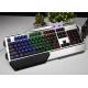 Metal Mechanical Keyboard RGB , Gaming Computer Keyboard Light Up Keys
