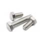 Full Thread Stainless Steel Hex Bolts Cold Forging / Hot Forging Process