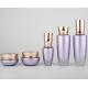 Cosmetic Packaging with Metallic Cap 130ml Skincare Packaging Glass Cosmeitc Bottles