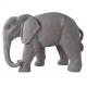 Fiberglass Garden Animal Sculptures Decorative Stone Elephant Garden Statue