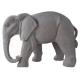 Fiberglass Garden Animal Sculptures Decorative Stone Elephant Garden Statue