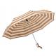 Stripe Pattern Lightweight Folding Umbrella Color Waterproof Electric Bike Umbrella