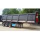 Light weight U shape 24cbm dump trailer by 40HQ container shipping