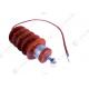 Fully Insulated Lightning Surge Arrester Polymer Metal Oxide 485mm