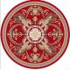 Ancient Ethnic Style Living Room Floor Carpets Polyester fiber 100*100cm