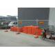 Customized Building Site Fencing / Removable Temporary Fence For Construction
