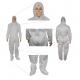 Chemical Working White PP SMS Non-toxic Medical Coverall Suit