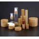 100ml 94mm Height  bamboo Cosmetic Packaging Container
