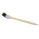 Wood Handle Angled Radiator Paint Brush Grey Bristle