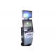 300W Power Self Printing Kiosk Credit Card / Cash Payment High Safety Performance