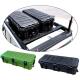 Black Green High Strength LLDPE Plastic Tool Box for Heavy Duty Car Roof Rack Mounting