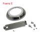 316 Stainless Steel 40mm Pool Light Fittings For PAR56