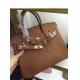 hot sell 30cm 35cm high quality brown ladies handbags litchi leather handbags classic designer handbags L-RB1-15