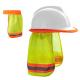 Reflective Sunshade Neck Protector for Outdoor Hardhat Unisex Polyester Mesh Material