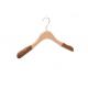Custom Heavy Duty Clothing Store Hangers , Wooden Retail Hangers With Lint