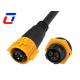 Push Lock 20A 3 Core Waterproof Cable Connector M19 Male Female 3 Pin