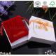 Promotional recycled cardboard gift box with bag and silk wholesale