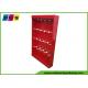 Keychains Corrugated Sidekick Display Red Color Printed With 4 Inch Plastic Hooks SK028