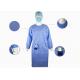 Medical Isolation Disposable Surgical Gown SMS Non Woven 45gsm