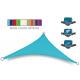 Heavy Duty Waterproof Garden Shade Sail 10*10*10 Foot Blue Color