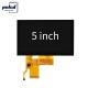 5 Inch CTP TFT LCD Touch Screen Module Display RGB 24bit Interface