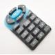 Remote Control POS Machine Waterproof Keys Conductive Silicone Keyboard