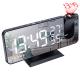 Square Projection Alarm Clock With Radio LED Display Temperature Humidity Electronic