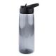 New outdoor Frosted sports straw water bottle Tritan Plastic Water Bottle With Storage