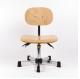 Plywood Adjustable Industrial Production Chairs 3 Ways Wooden Swivel Chair