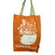 Grocery reusable 400D fabric promotional nylon storage bags with Inside pocket