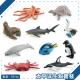10 PCS Mini Penguin Octopus Shark Crab Dolphin Gray Whale Sea Lion Model Toy Collection Party Favors Toys for Boys Girls