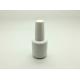 white powder coating gel polish bottle thick tough coating 15ml round gel polish bottle nail polish packaging LESS MOQ