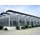 Venlo Type PC Sheet Greenhouse Aluminium Alloy Roof Top Height 4.5m-8.0m