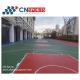 170 Tensile Elongation Silicon PU Basketball Court Flooring