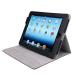 Durable brown, red IC01- iPad 3 Bluetooth Keyboard Case with three angles