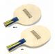 Firwood Material Table Tennis Blade Natural Color With Long / Short Handle