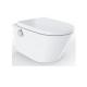 Easy Installation Sanitary Ware Close Stool Round Bowl White Color Heating Toilet