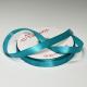 Green Patterned Polyester Ribbon Personalized Poly Satin Ribbon