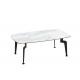Assembly Required Artistic Coffee Tables 1200*700*450mm With Ceremic Elegance