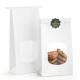 Greaseproof Paper Hot Style Bottom Window White Brown Cookie Biscuit Kraft Paper Bag