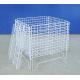 Zinc Coated Industrial Wire Container Light Duty Structure Anti Rust