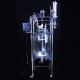 China's famous brand lab chemical cylindrical vacuum jacketed glass reactor