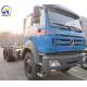North Benz 6X4 6X6 Heavy Duty Tractor Truck with Fifth Wheel 90 Single Direction