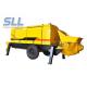 Diesel Engine Compact Concrete Pump , Construction Concrete Pump Color Chargeable