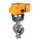 Flanged V Type 	Floating Type Ball Valve Fixed Ball Core DN25 - DN500