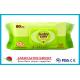Non Irritating Chamomile / Aloe Vera Skin Care Baby Wet Wipes for Face , 80