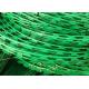 Galvanized Gi Barbed Wire Fencing Triple Twist Gi Barbed Wire Blue/Green/Red 26-100mm Barb Spacing