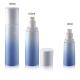 Blue Dispenser Gradient Glass Lotion Bottles Pump / Screw Sealing 40ml 100ml 120ml 50g