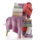 Customizable Luxury Dark Plaid Bath Towel 70*140cm Simple and Fashionable Design